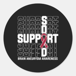 Sticker Rond Soutien Escadrille Sensibilisation à l'neurysme cé