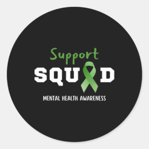 Sticker Rond Soutien Escadron de sensibilisation à la santé men