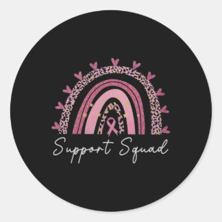 Sticker Rond Soutien Squad Sensibilisation au cancer du sein Su