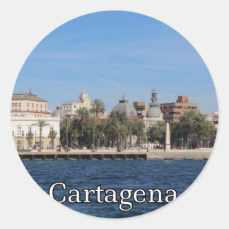 Sticker Rond souvenir et cadeau de Carthagène