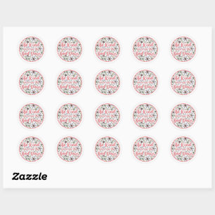 Sticker Rond Soyez gentils, même dans les mauvais jours