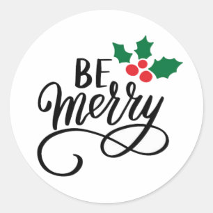 Sticker Rond Soyez Joyeux