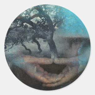 Sticker Rond Soyez la vie