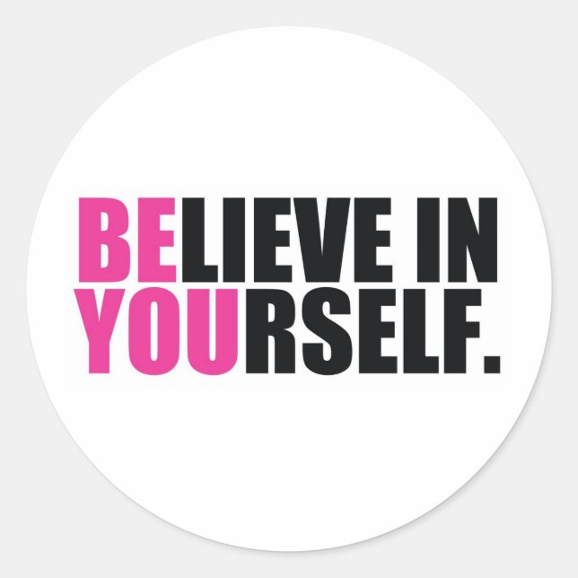 STICKER ROND SOYEZ VOUS (Devant)