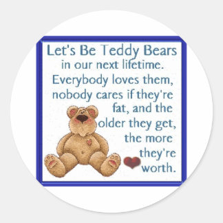 Sticker Rond Soyons Nounours