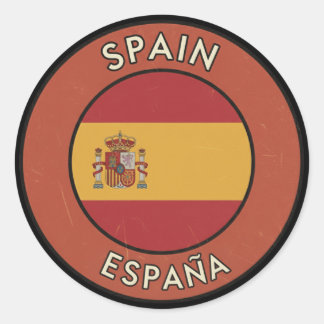 Sticker Rond Spain