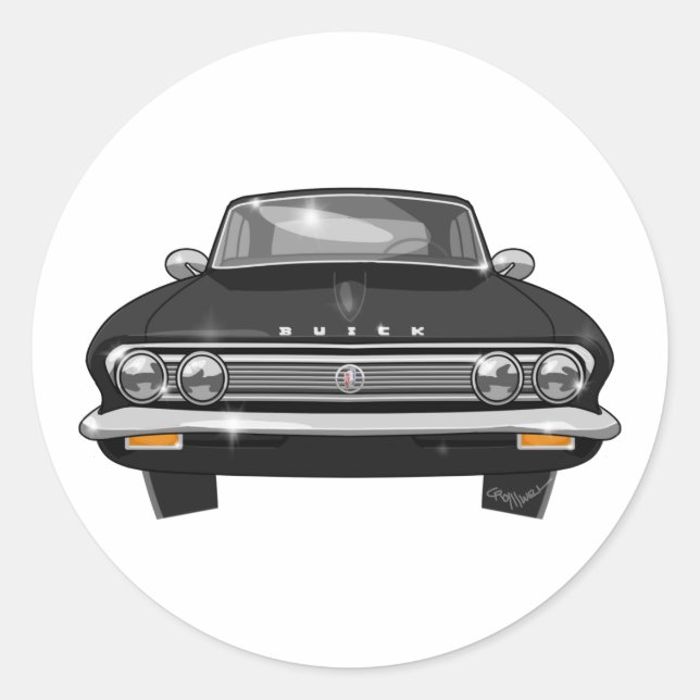 Sticker Rond Spécial Buick 1962 (Devant)