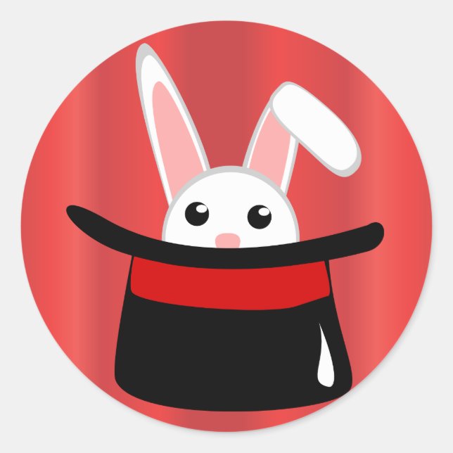 Sticker Rond Spectacle magique (Devant)