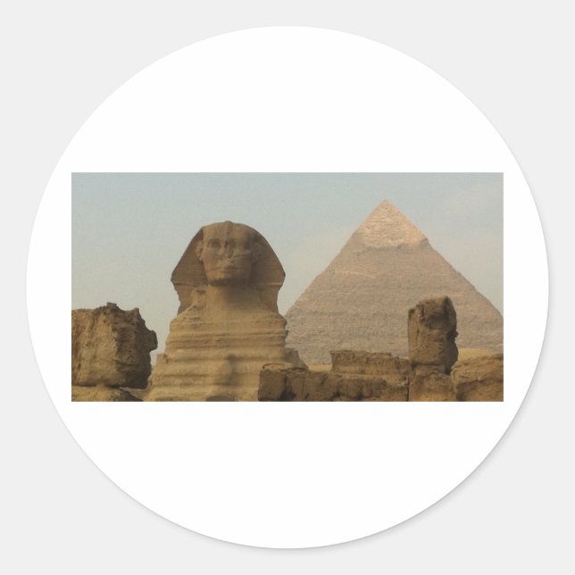 Sticker Rond Sphinx (Devant)