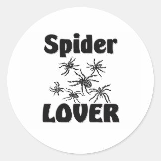 Sticker Rond Spider Lover