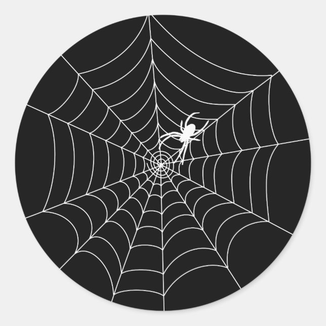 Sticker Rond Spider Web (Devant)