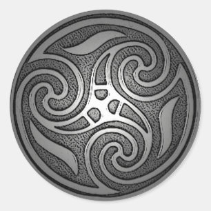 Sticker Rond Spirale celtique