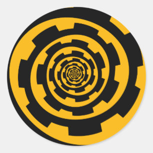 Sticker Rond Spirale de vitesse