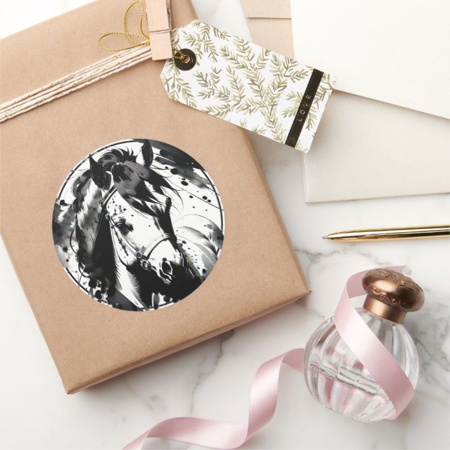 Sticker Rond Spirit Pony 7 (Cadeaux)