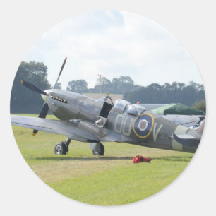 Sticker Rond Spitfire de MkIX au repos