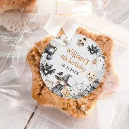 Sticker Rond Spooktacular Halloween mignon Fantôme fête d'anniv