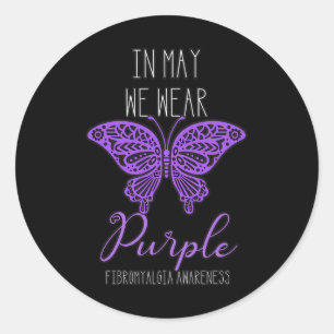 Sticker Rond Spoonie De Sensibilisation En Mai Nous Portons Le