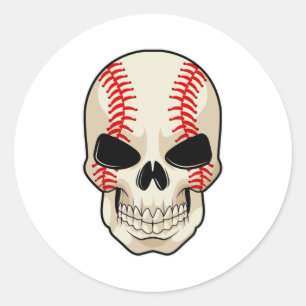 Sticker Rond Sport De Baseball