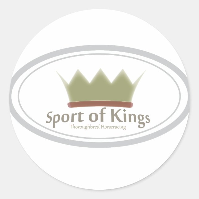 Sticker Rond sport des rois à cheval (Devant)
