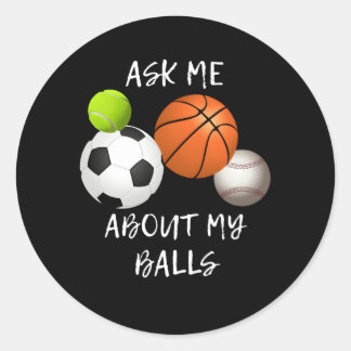 Sticker Rond Sports