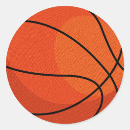 Sticker Rond Sports de basket