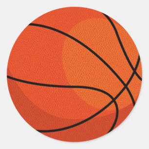 Sticker Rond Sports de basket