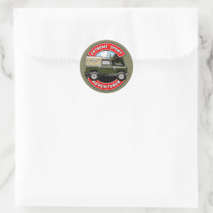 Sticker Rond Sports extrêmes