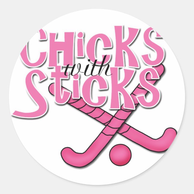 Sticker Rond Sports pour filles (Devant)
