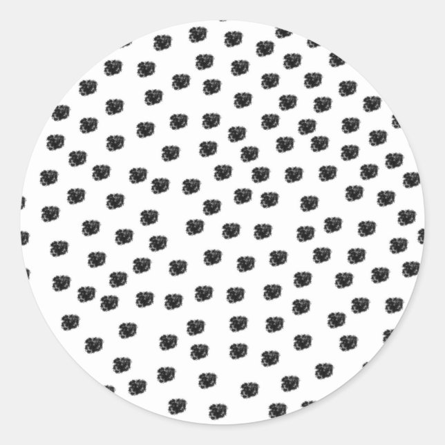 Sticker Rond Spots dalmatiens (Devant)