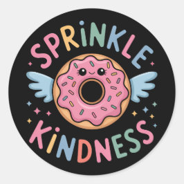 Sticker Rond Sprinter la gentillesse | Donut