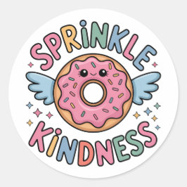 Sticker Rond Sprinter la gentillesse | Donut