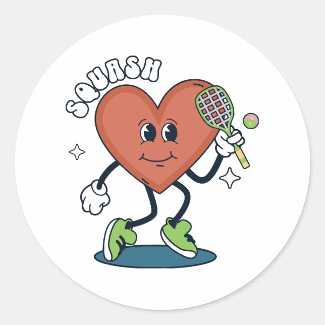 Sticker Rond squash (Devant)