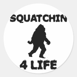 Sticker Rond Squatchine 4 vie