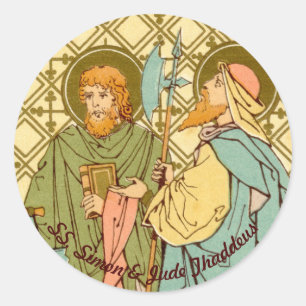 Sticker Rond SS. Simon et Jude Thaddeus (RLS 16)