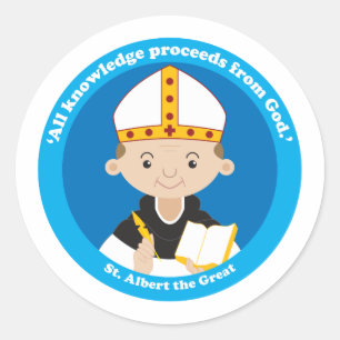 Sticker Rond St. Albert le Grand