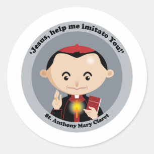 Sticker Rond St. Anthony Mary Claret