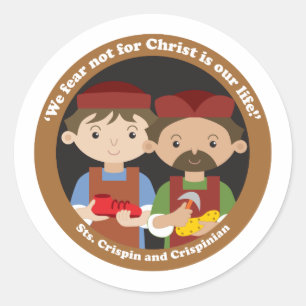 Sticker Rond St. Crispin et Crispinian