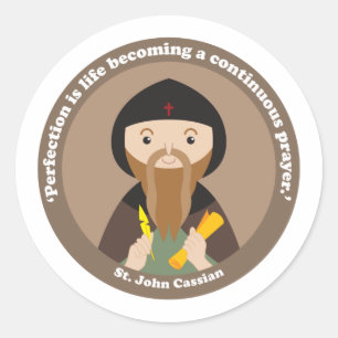 Sticker Rond St. John Cassian