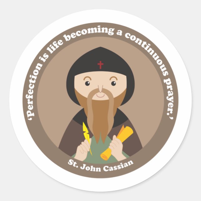 Sticker Rond St. John Cassian (Devant)