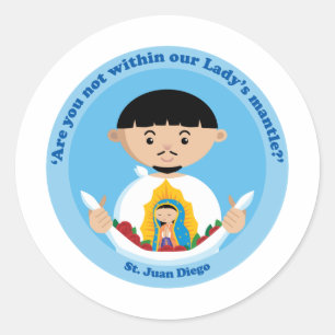 Sticker Rond St Juan Diego