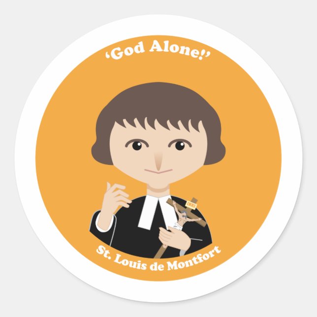 Sticker Rond St. Louis de Montfort (Devant)