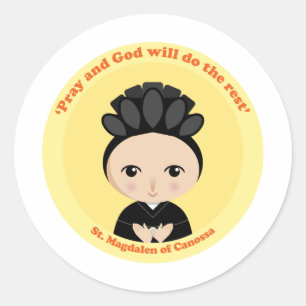 Sticker Rond St. Magdalen Canossa