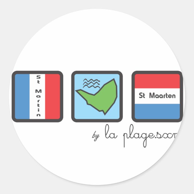 Sticker Rond St Martin (Devant)