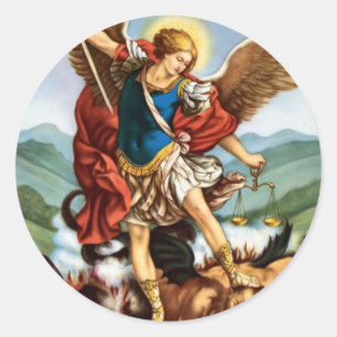 STICKER ROND ST MICHEAL