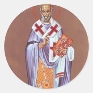 Sticker Rond st. nicholas