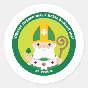 Sticker Rond St. Patrick
