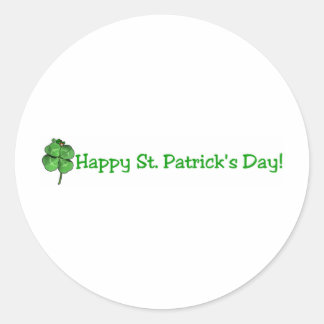 Sticker Rond St. Patrick’s Day - Go Irish!