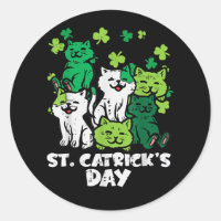 St Patricks Catricks Day Cats Saint Pattys
