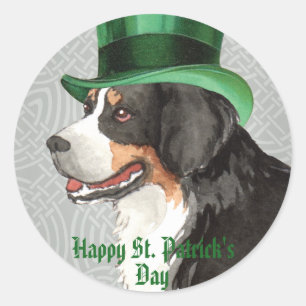 Sticker Rond St. Patrick's Day Berner
