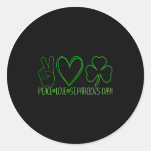 Sticker Rond St Patricks Day Femmes Garçons Enfants Hommes 100